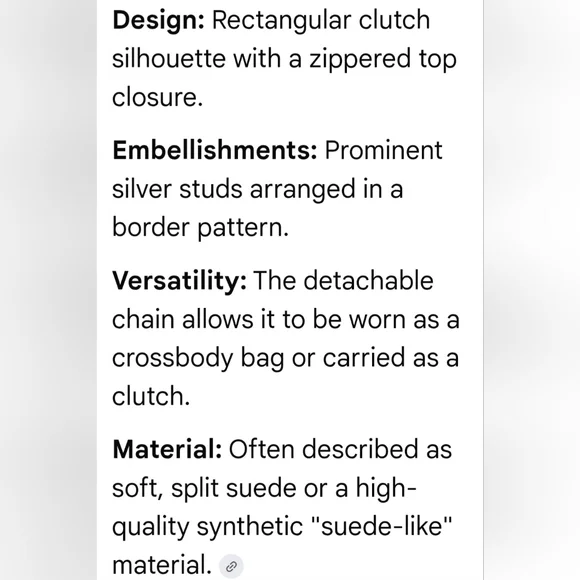 Nwot Zara Black Studded Chain Crossbody Bag . Firm $. - Picture 9 of 10